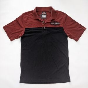 Harley Davidson Medicine Hat Alberta polo tshirt, men's small